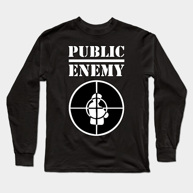 Public Enemy Long Sleeve T-Shirt by jhone artist